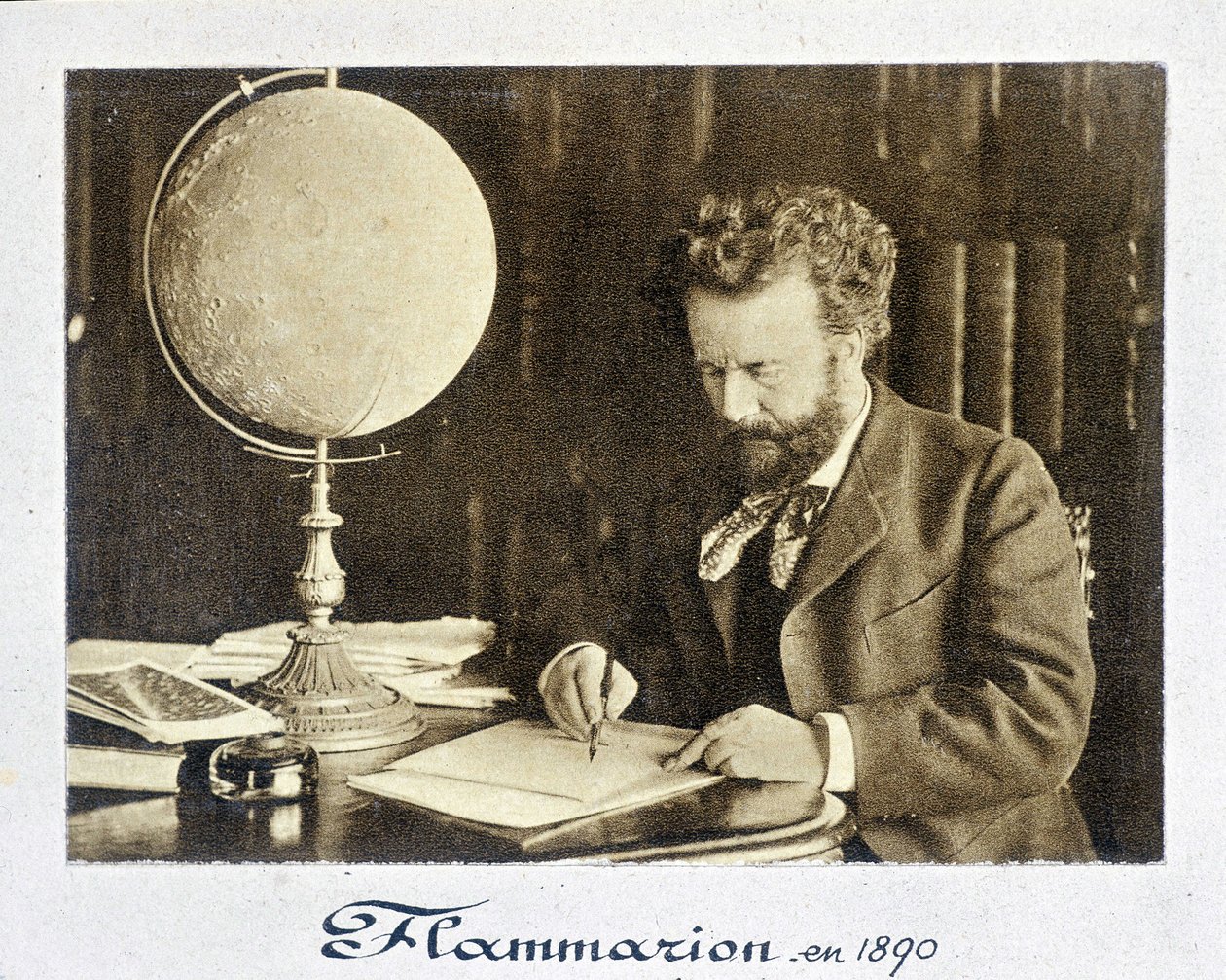 Portrait of Camille Flammarion (1842-1925), French Astronomer - Photography by French Photographer