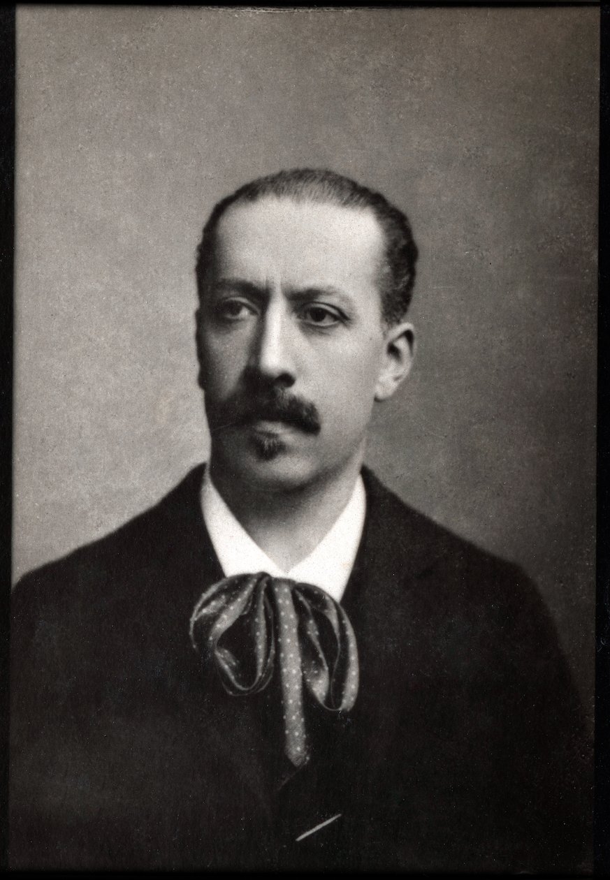 Portrait of Charles Marie Jean Albert Widor by French Photographer