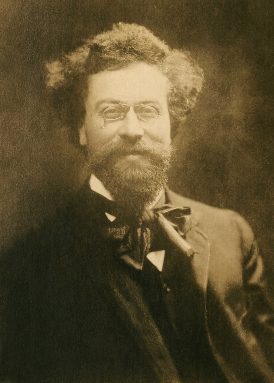 Portrait of Claude Terrasse, French Composer by French Photographer
