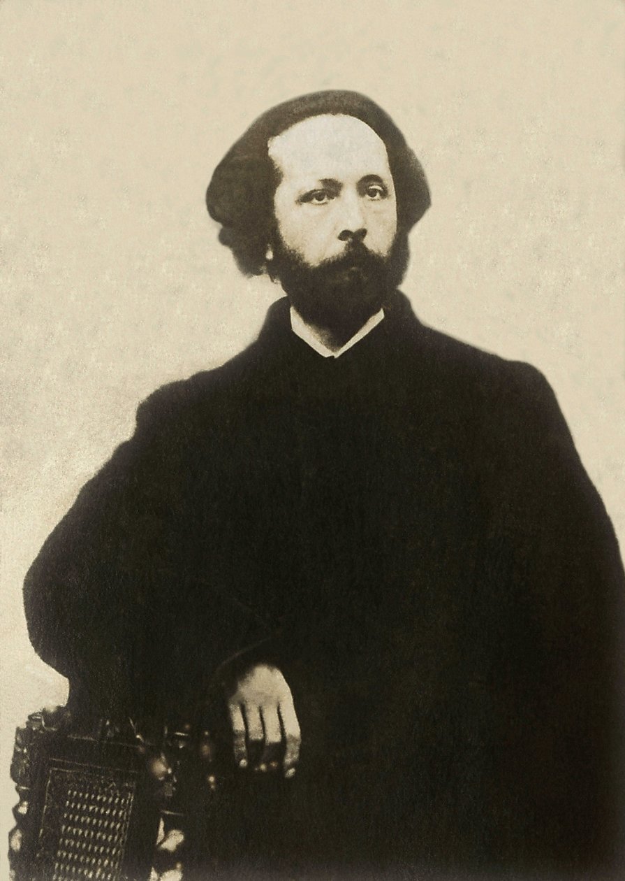 Portrait of Edouard Lalo (1823-1892), French composer by French Photographer