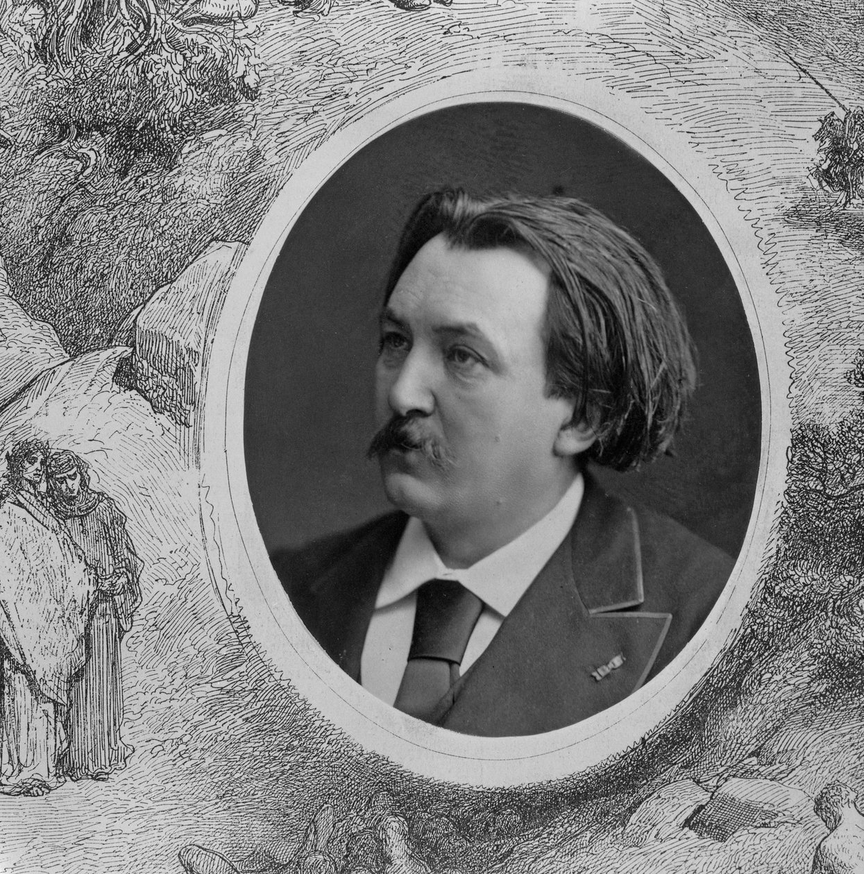 Portrait of Gustave Dore (detail) by French Photographer