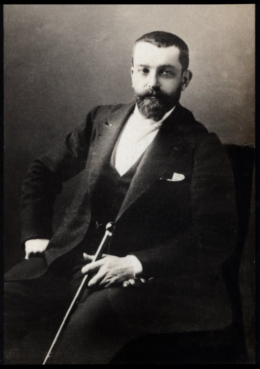 Portrait of Henri Gervex, French painter by French Photographer