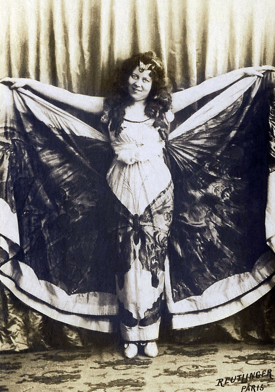 Portrait of Loie Fuller (1862-1928) by French Photographer