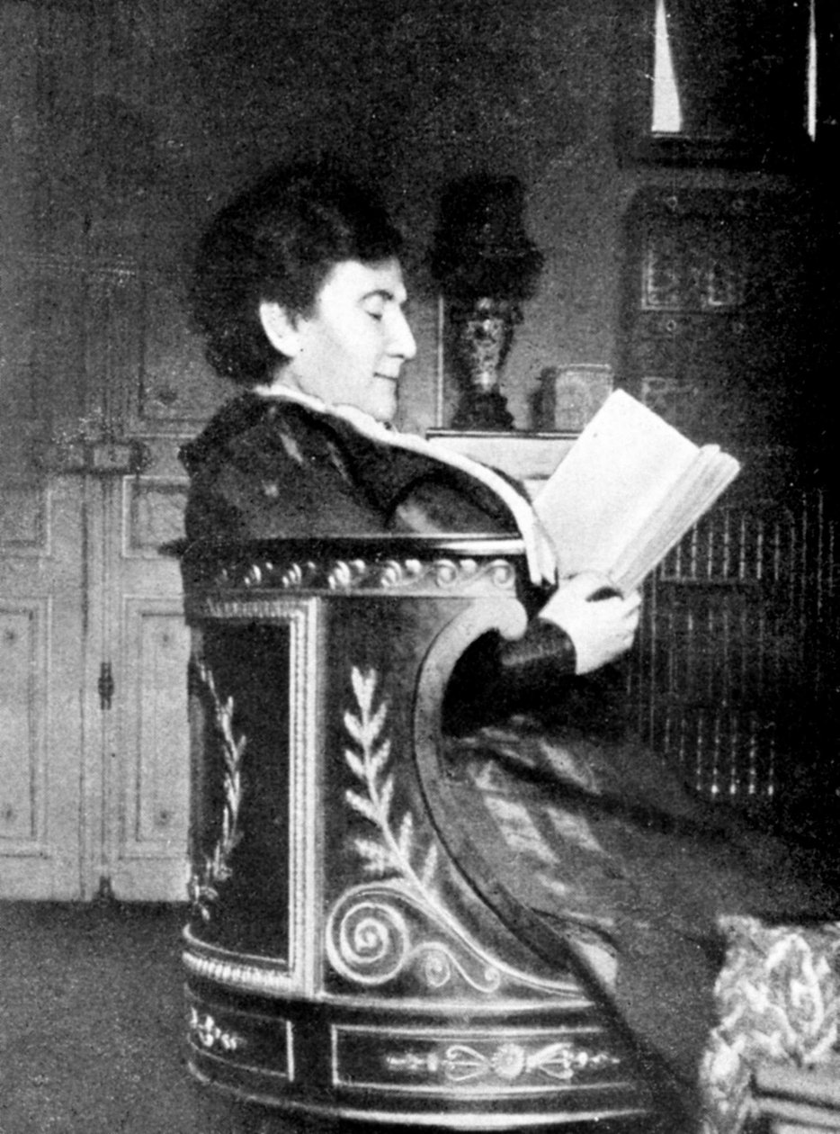 Portrait of Madame Adrien Proust (mother of Marcel), circa 1885 by French Photographer