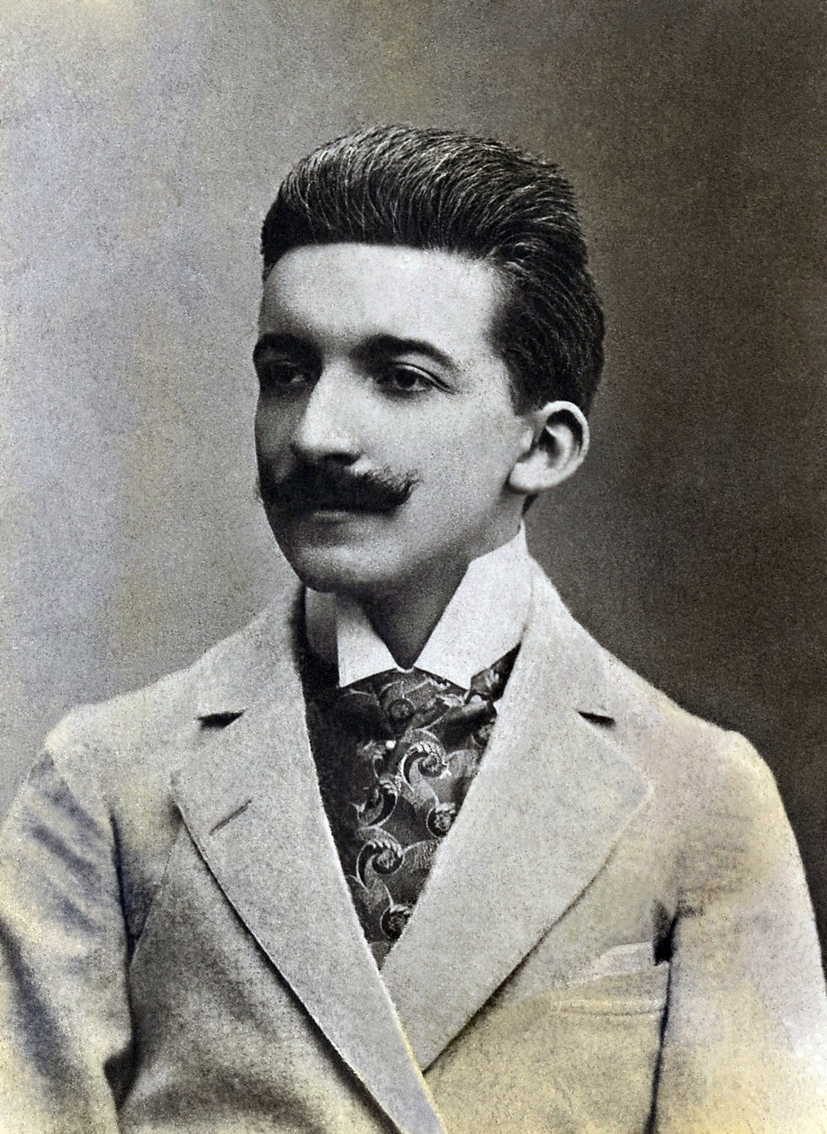 Portrait of Pierre Louis dit Louys, French writer by French Photographer