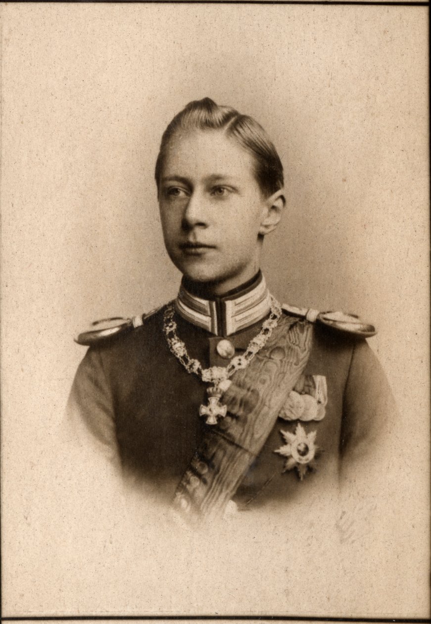 Portrait of Prince William (1882-1951), German Crown Prince by French Photographer