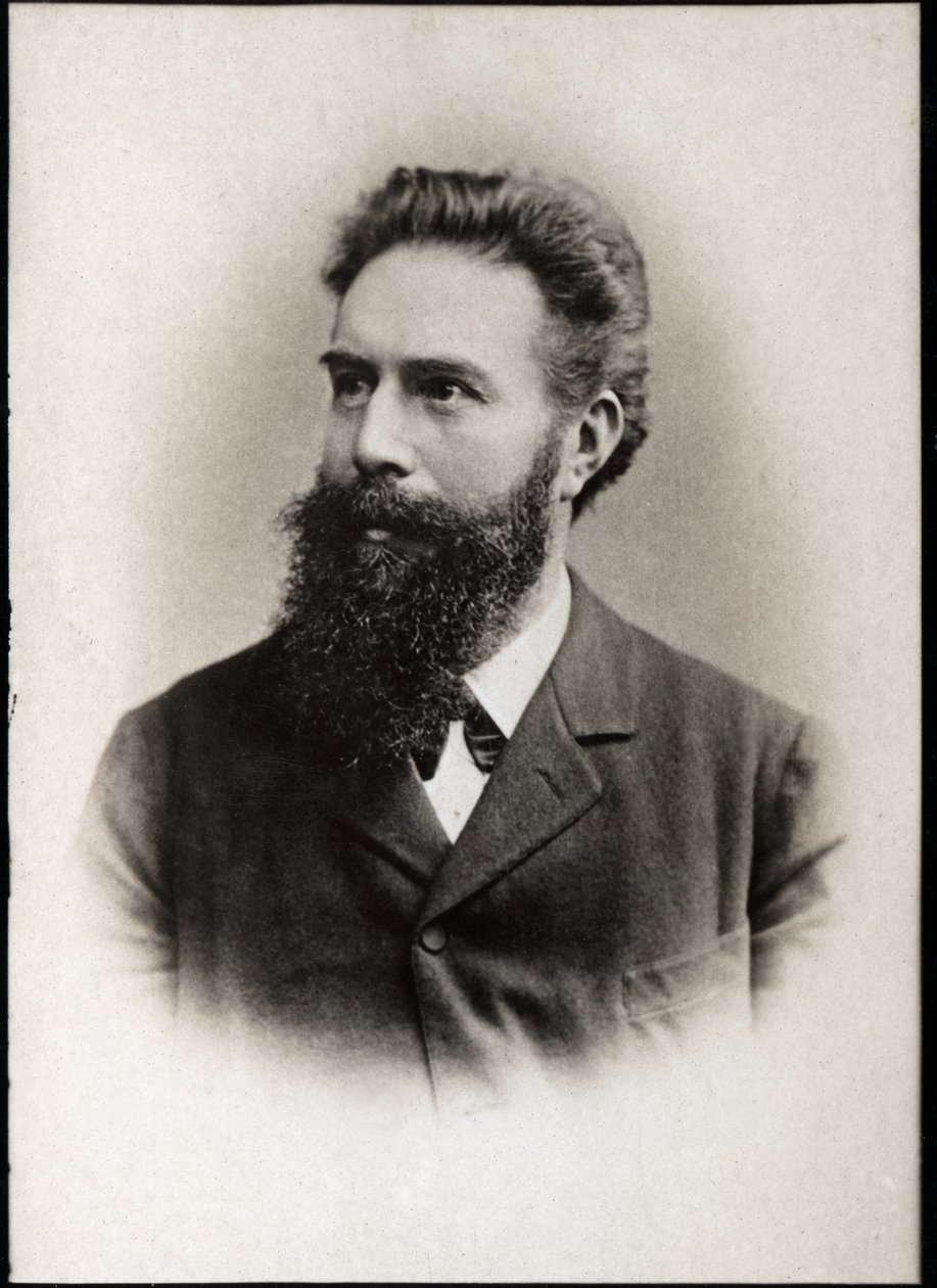 Portrait of Wilhelm Conrad Roentgen by French Photographer
