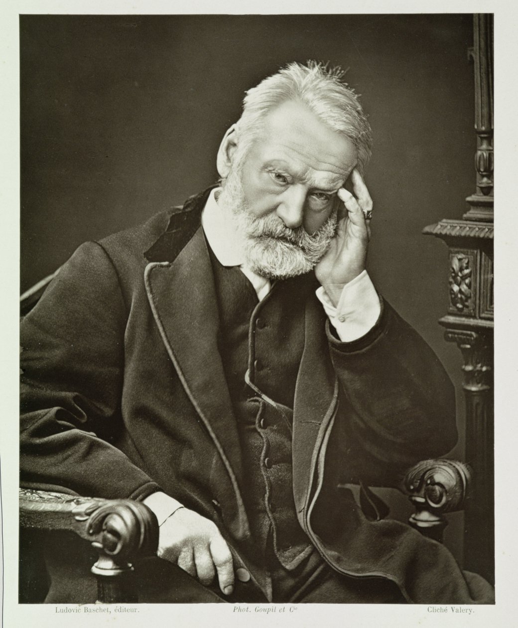 Victor Hugo (1802-85), from Galerie Contemporaine by French Photographer