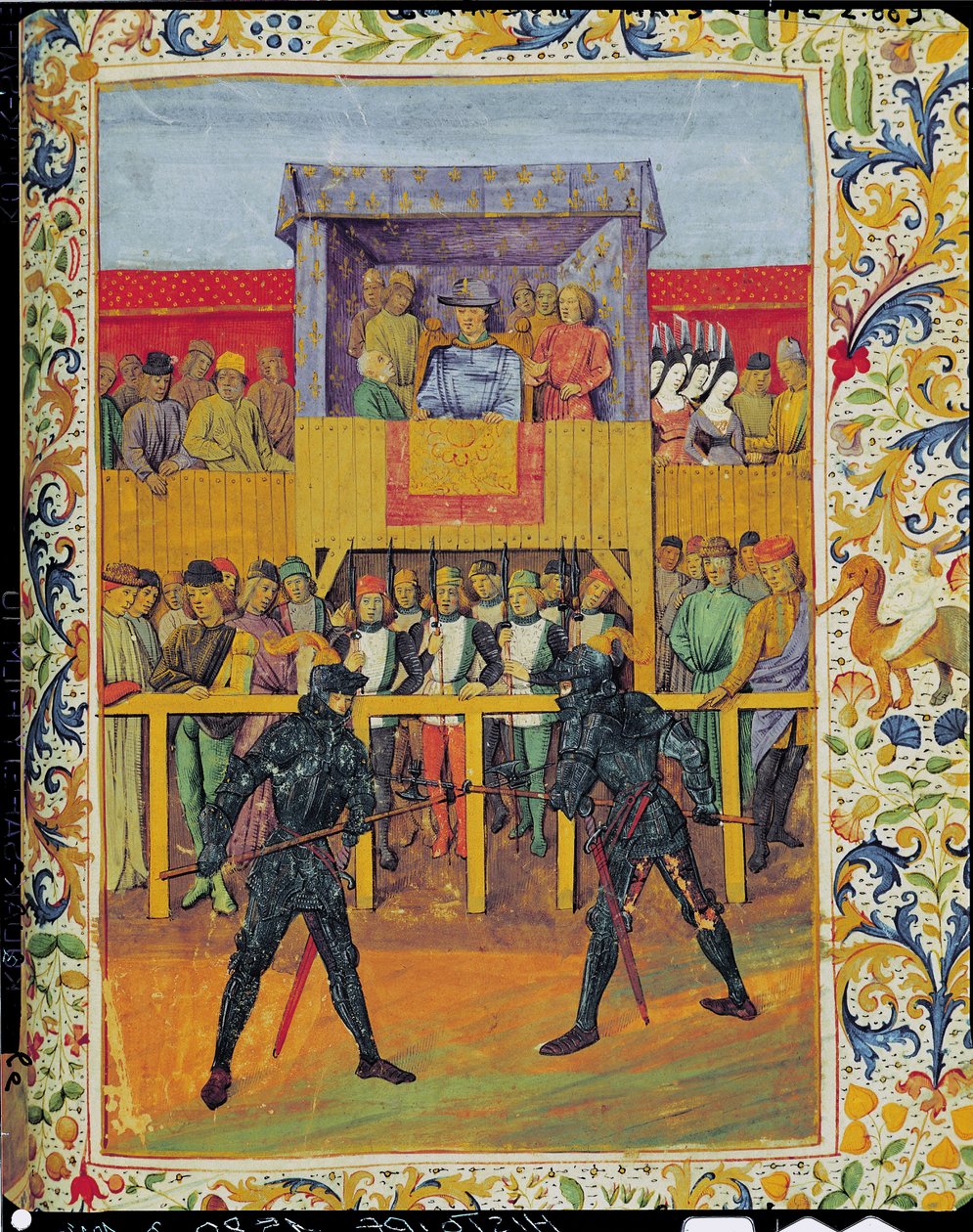 A Tournament of Hand-to-Hand Combat, from Le Jouvencel by Jean de Bueil by French School