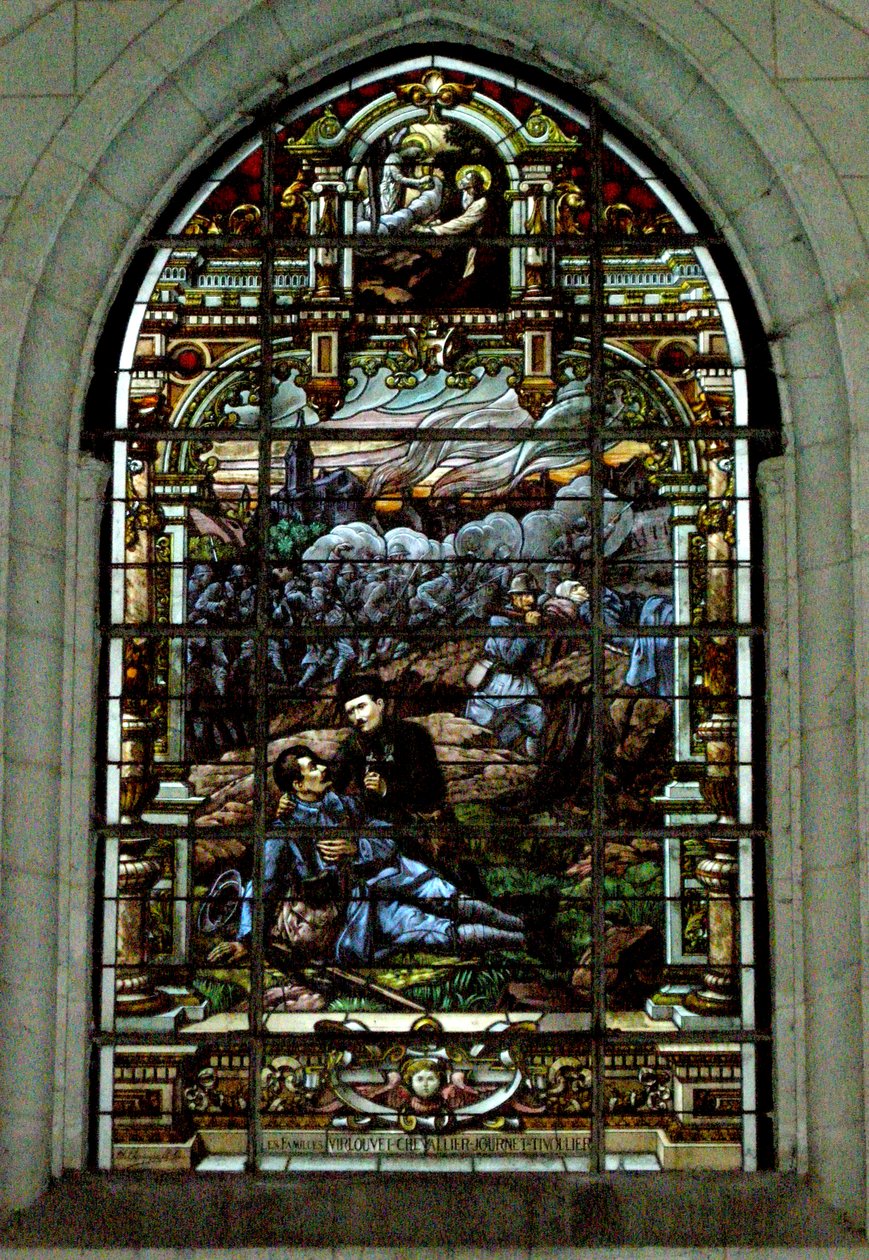 A Dying Soldier by French School
