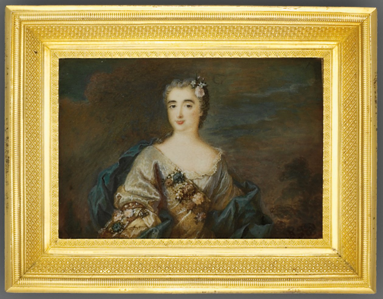 A lady called Louise-Jeanne de Durfot, Duchesse de Mazarin et de la Meilleraye, c.1750 by French School