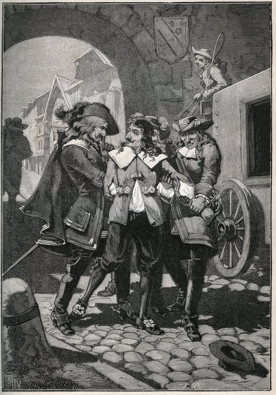 Abduction of Johann Friedrich Bottger by the soldiers of Frederic-Augustus of Saxony, known as 