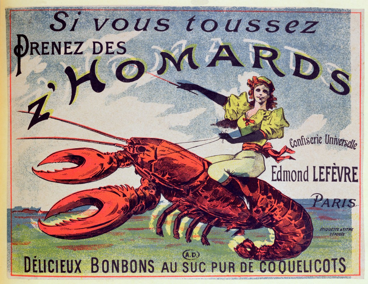 Advertisement for Cough Sweets Z