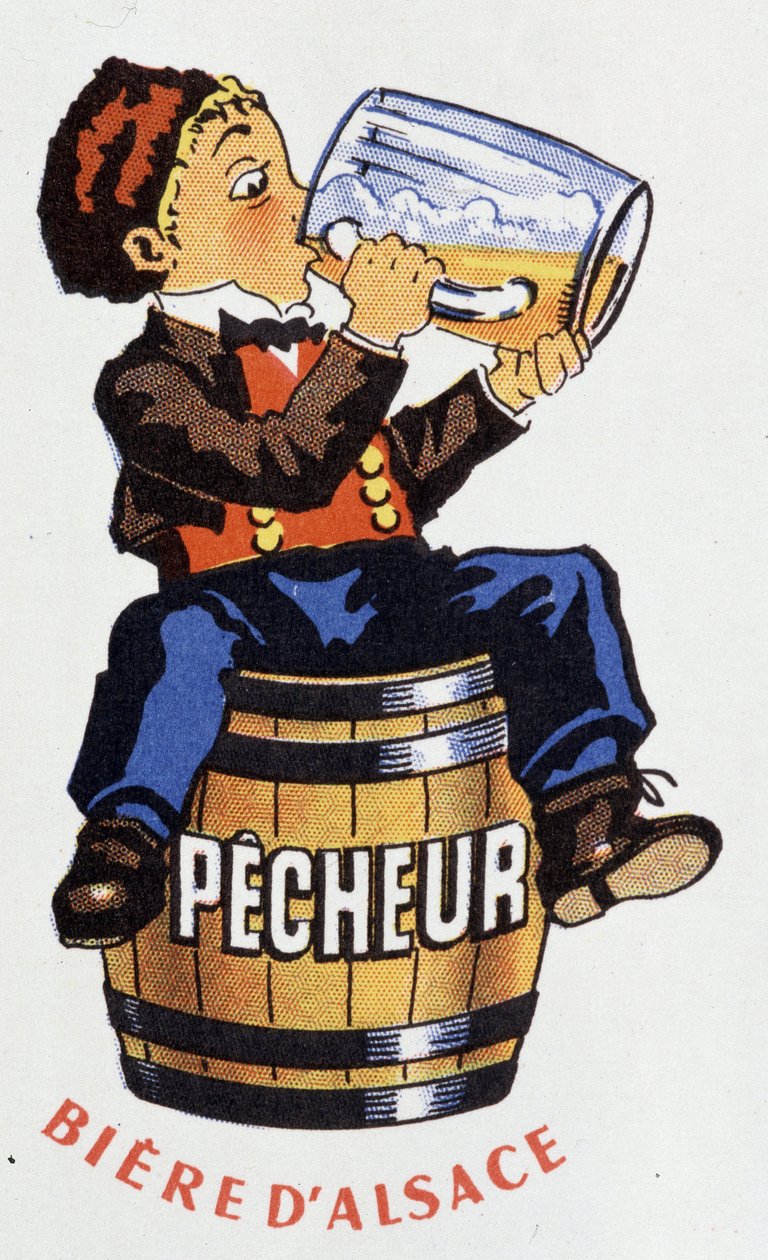 Advertising for Alsace beer 