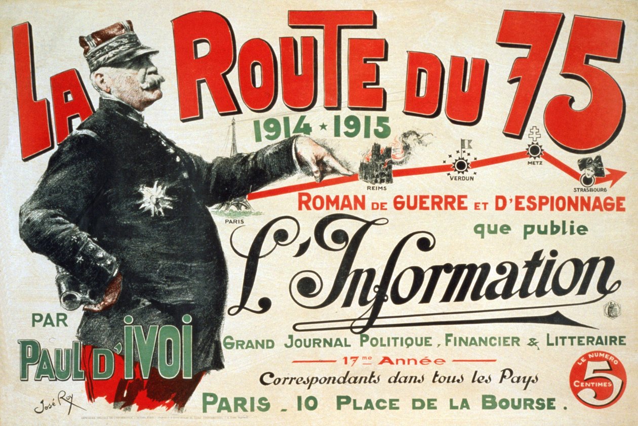 Advertising poster for the novel 