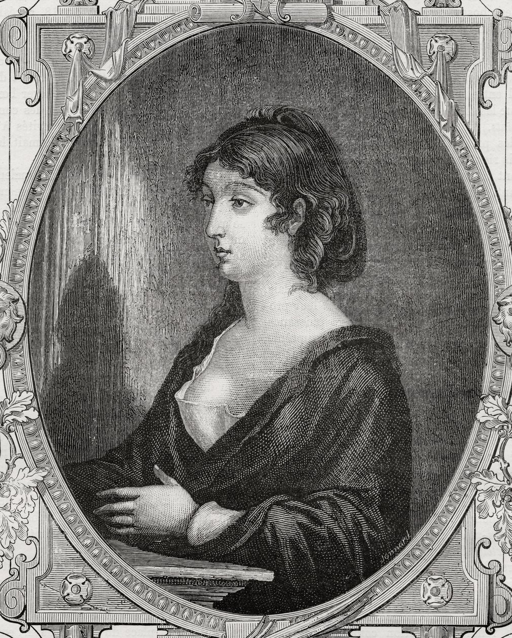Aimee Cecile Renault (1774-94) engraved by Pannemaker after Rambert, from 