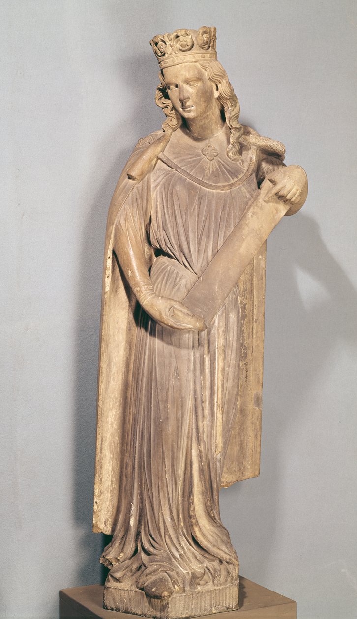 Allegorical figure of the Small Church, from Strasbourg Cathedral by French School