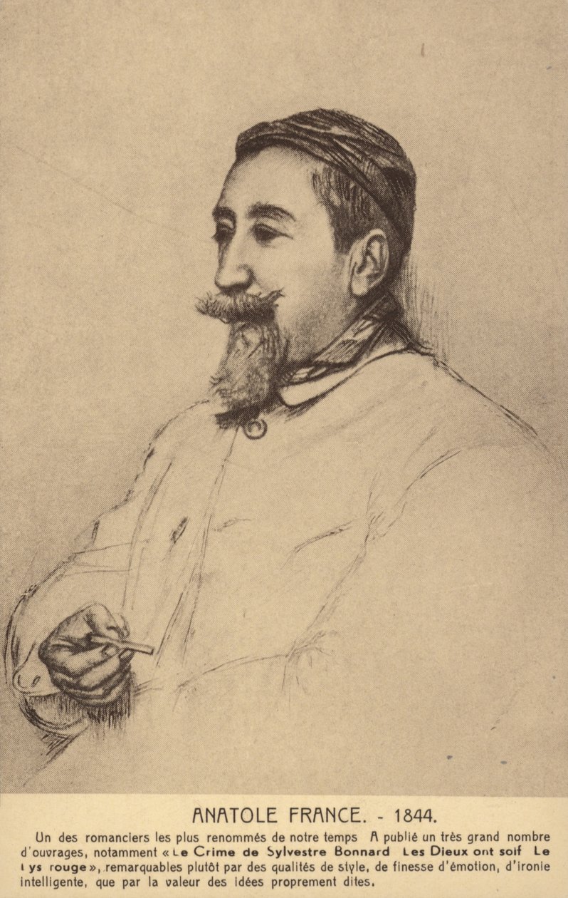 Anatole France, French Poet, Journalist and Novelist by French School