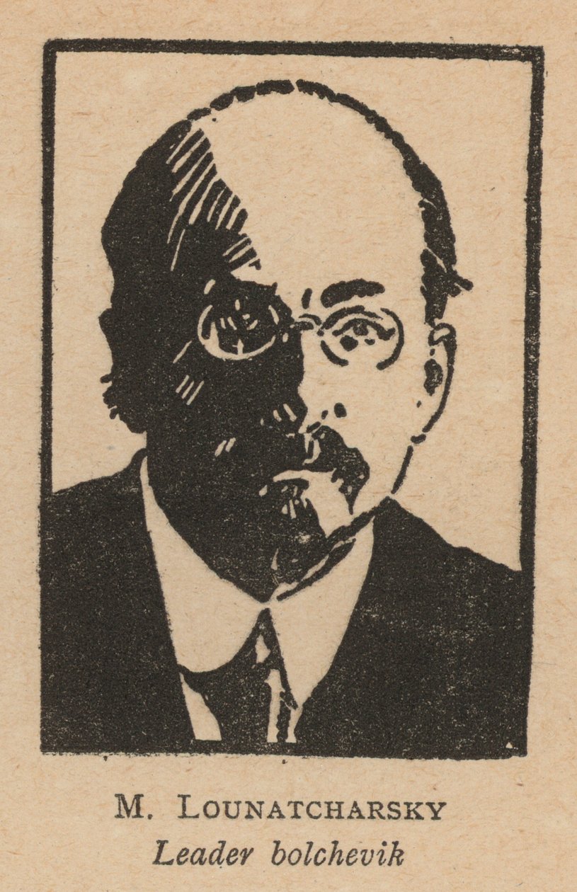 Anatoly Lunacharsky, Russian Bolshevik Revolutionary by French School