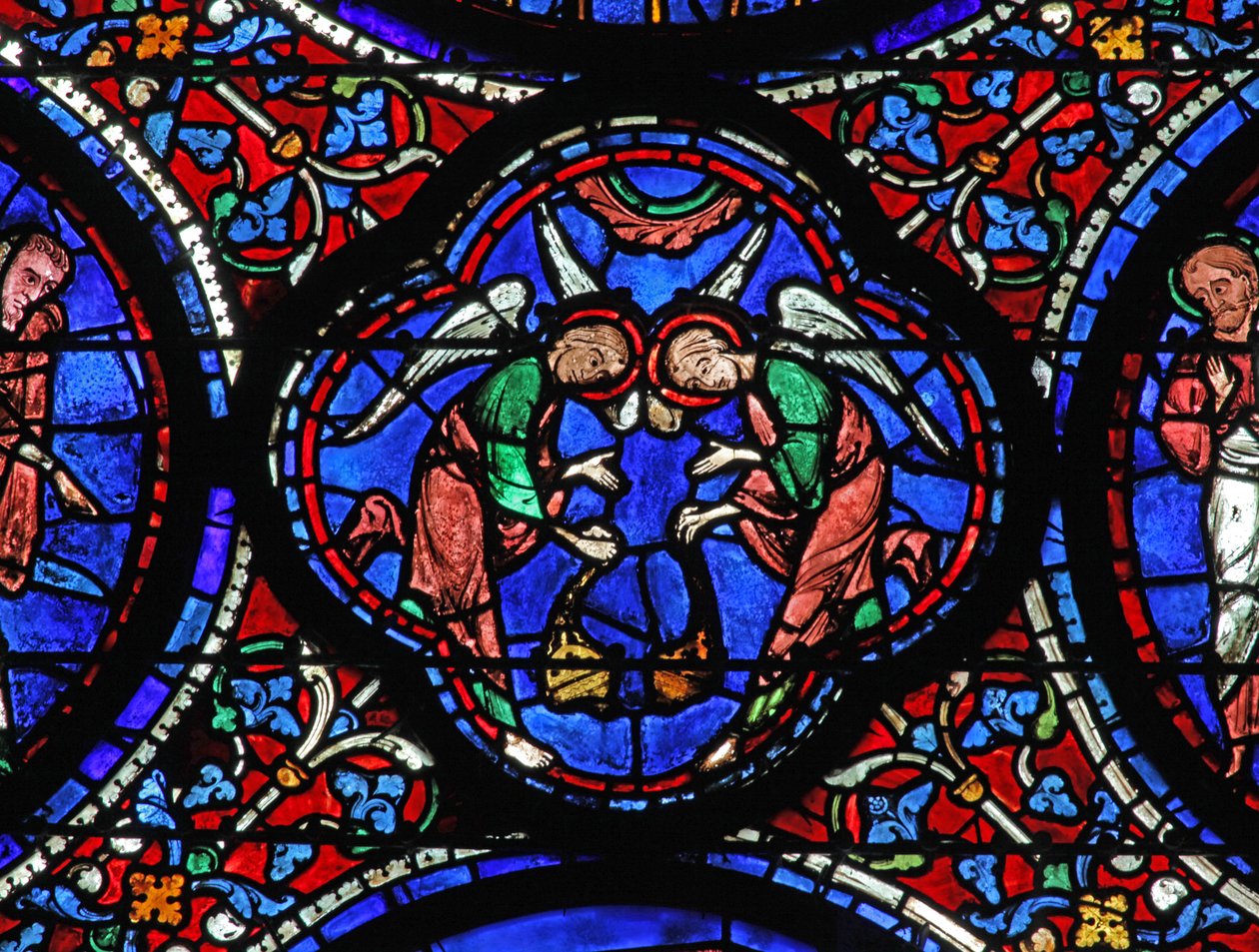 Angels Attending the Entombment of the Virgin by French School