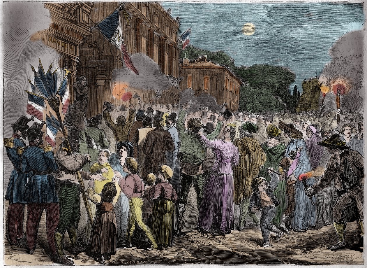 Annexation of Savoy and Nice to France - 1860 Annexation of Nice by France by French School