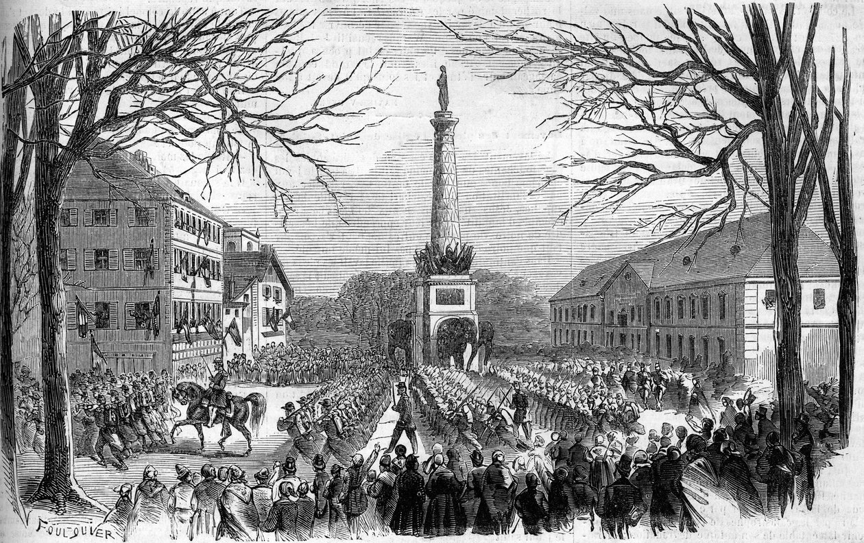 Annexation of the Savoy to France, Chambery, March 28 by French School