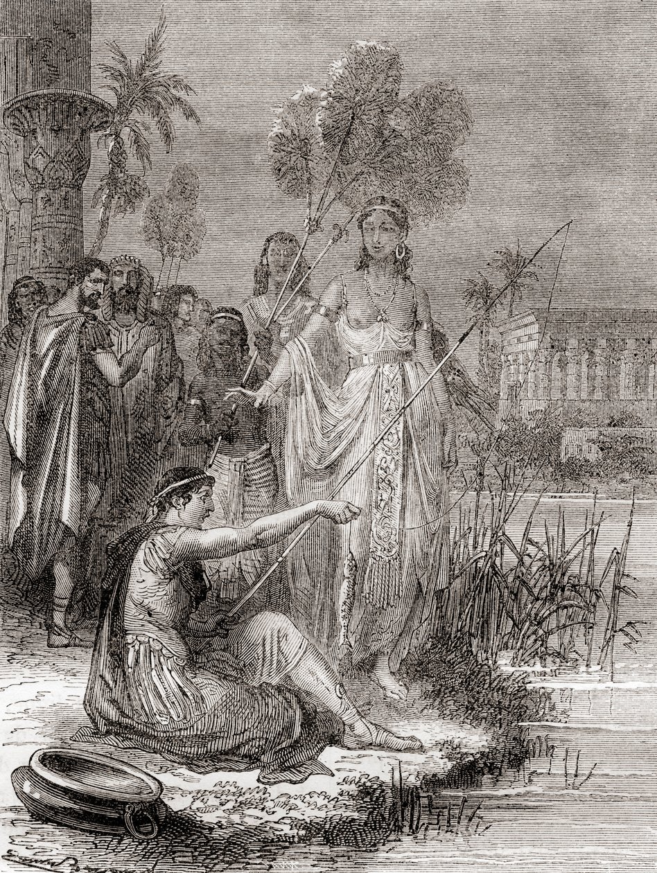 Anthony and Cleopatra Fishing with a Flotilla of Smaller Craft on the Nile by French School