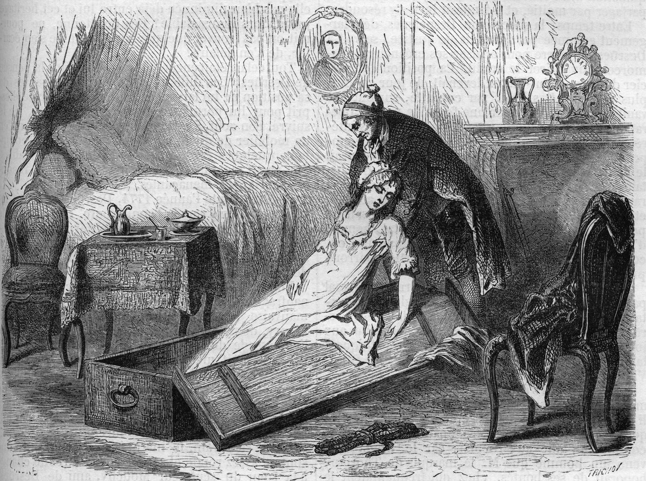 Antoine-Francois Desrues (1744-1777) French poisoner puts the corpse of ...