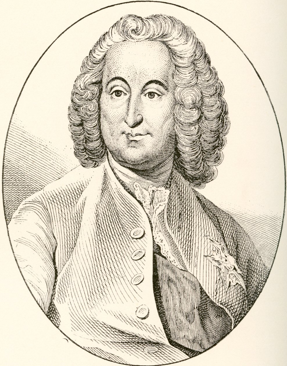 Antoine-Louis Rouillé, comte de Jouy-en-Josas, 1689-1761. French statesman. From Les Heures Libres published 1908. by French School