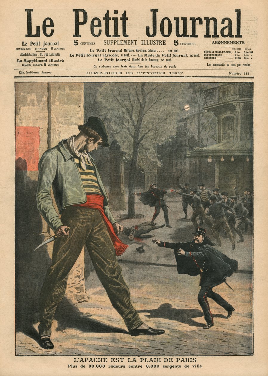 Apache is a Nuisance for Paris, Illustration from 