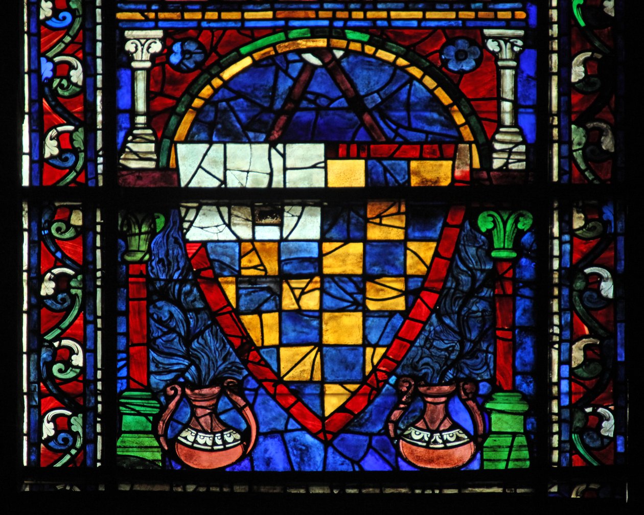 Arms of the Donors - Mauclerc Family by French School
