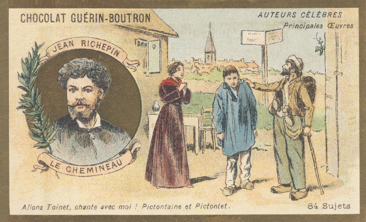 Jean Richepin, French poet, novelist and playwright, author of 