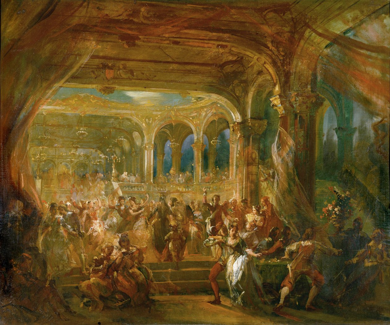 Ball at the Opera of Paris by French School