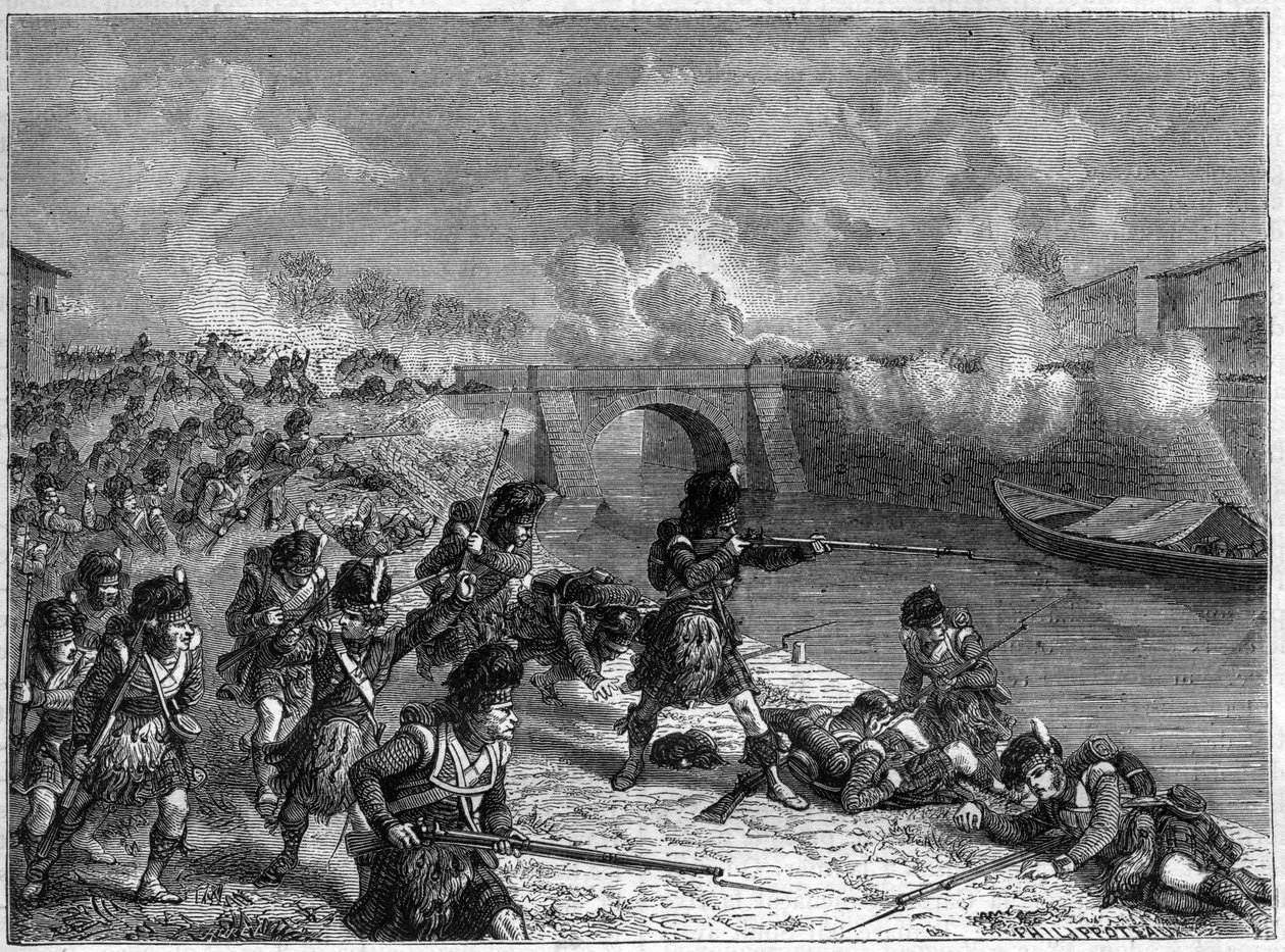 Battle of Toulouse: last battle between the British and Spanish forces under Wellington against the French 1814 - Battle of Toulouse 10 April 1814 between the troops of the imperial army commanded by Marshal Soult and the troops of the Anglo-Hispano-Portug by French School