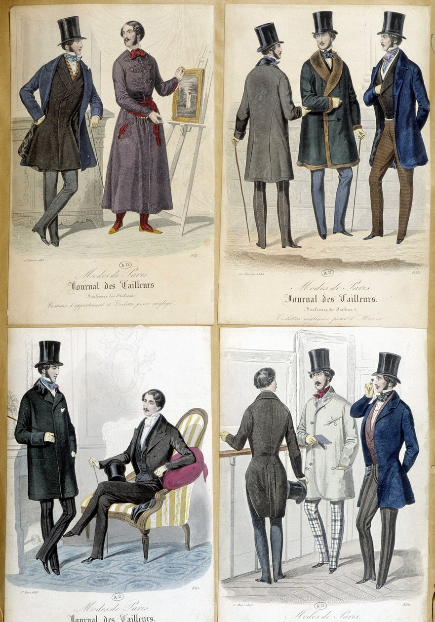 Boards illustrating men