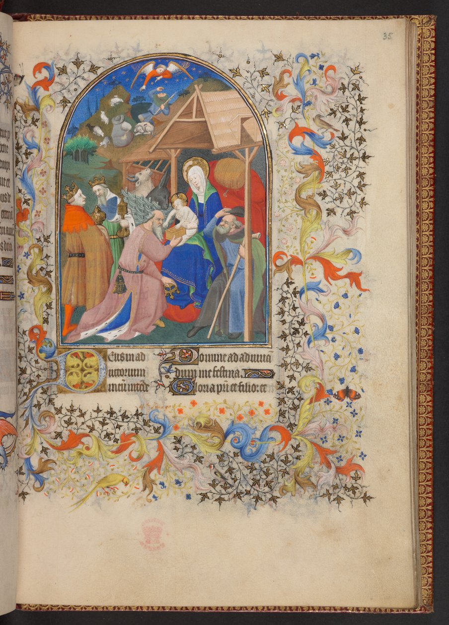 Book of Hours, Add MS 32454 f.35r, France by French School