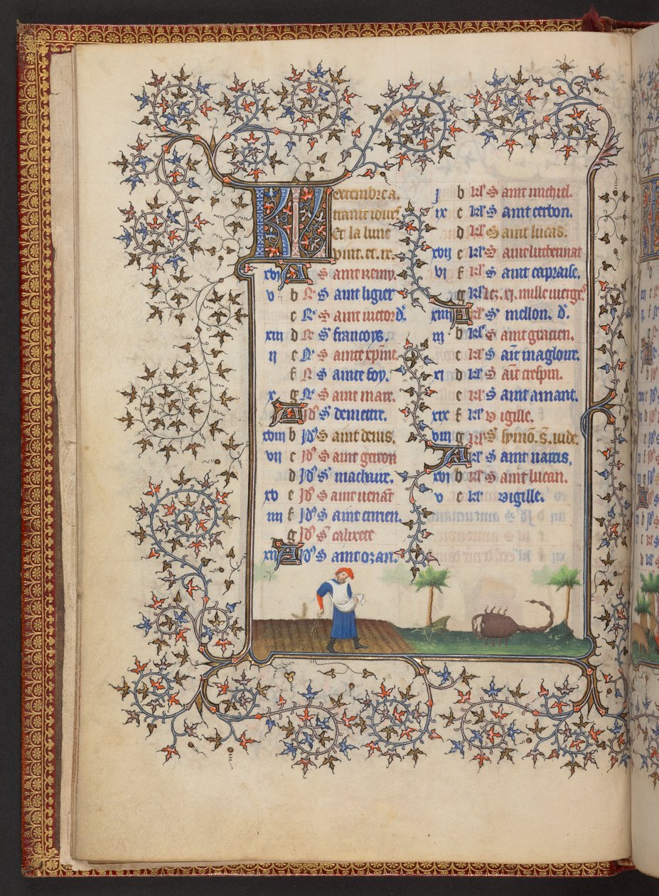 Book of Hours, Add MS 32454 f.6v, France by French School