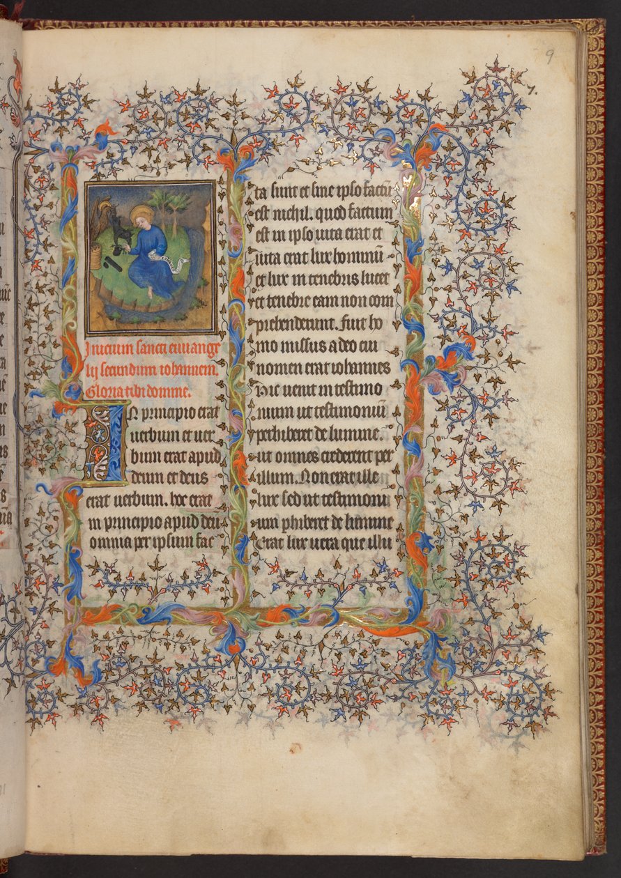 Book of Hours, Add MS 32454 f.9r, France by French School