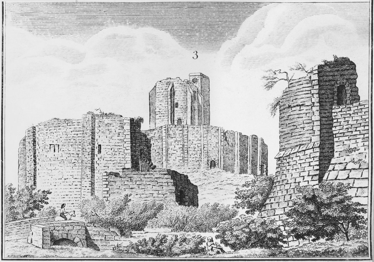 Castle of Gisors, Normandy, early 19th century by French School