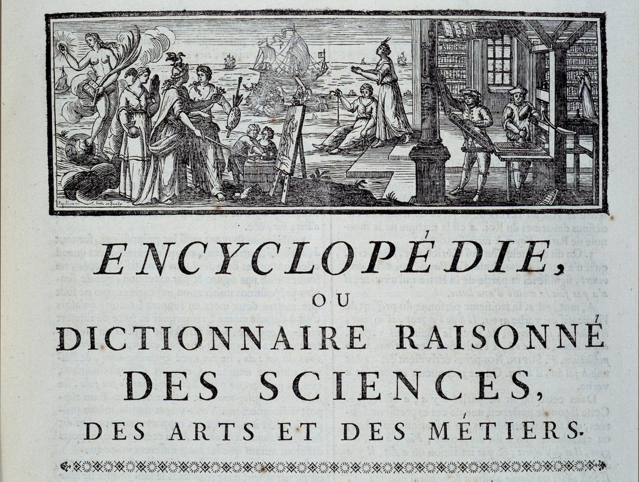 Chapter Head of the Encyclopedia of Diderot and Alembert by French School