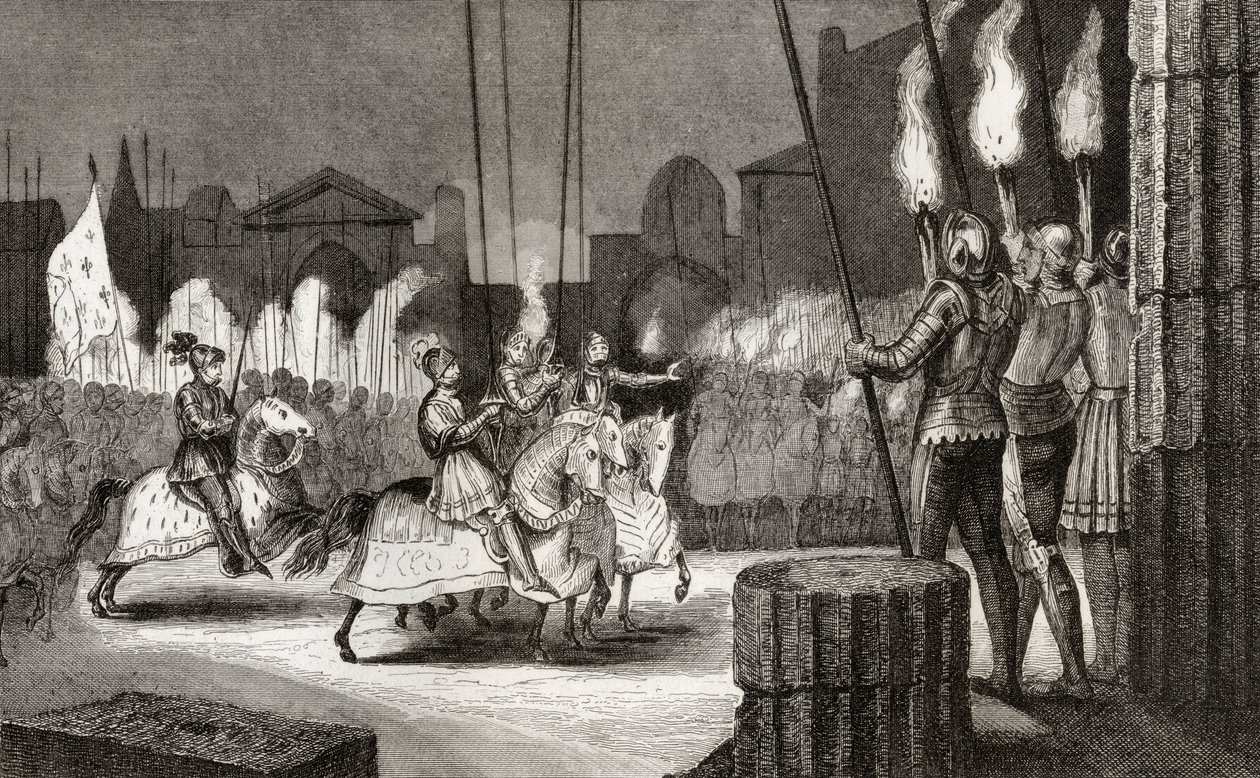 Charles VII Enters Rome in 1494 to be Declared Emperor of the Orient, from 