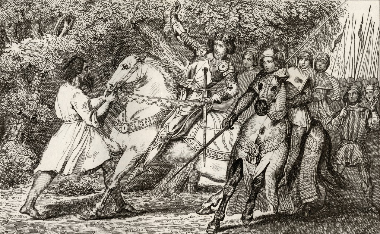 Charles VI the Insane is Advised of an Ambush in the Forest Near Angers, from 