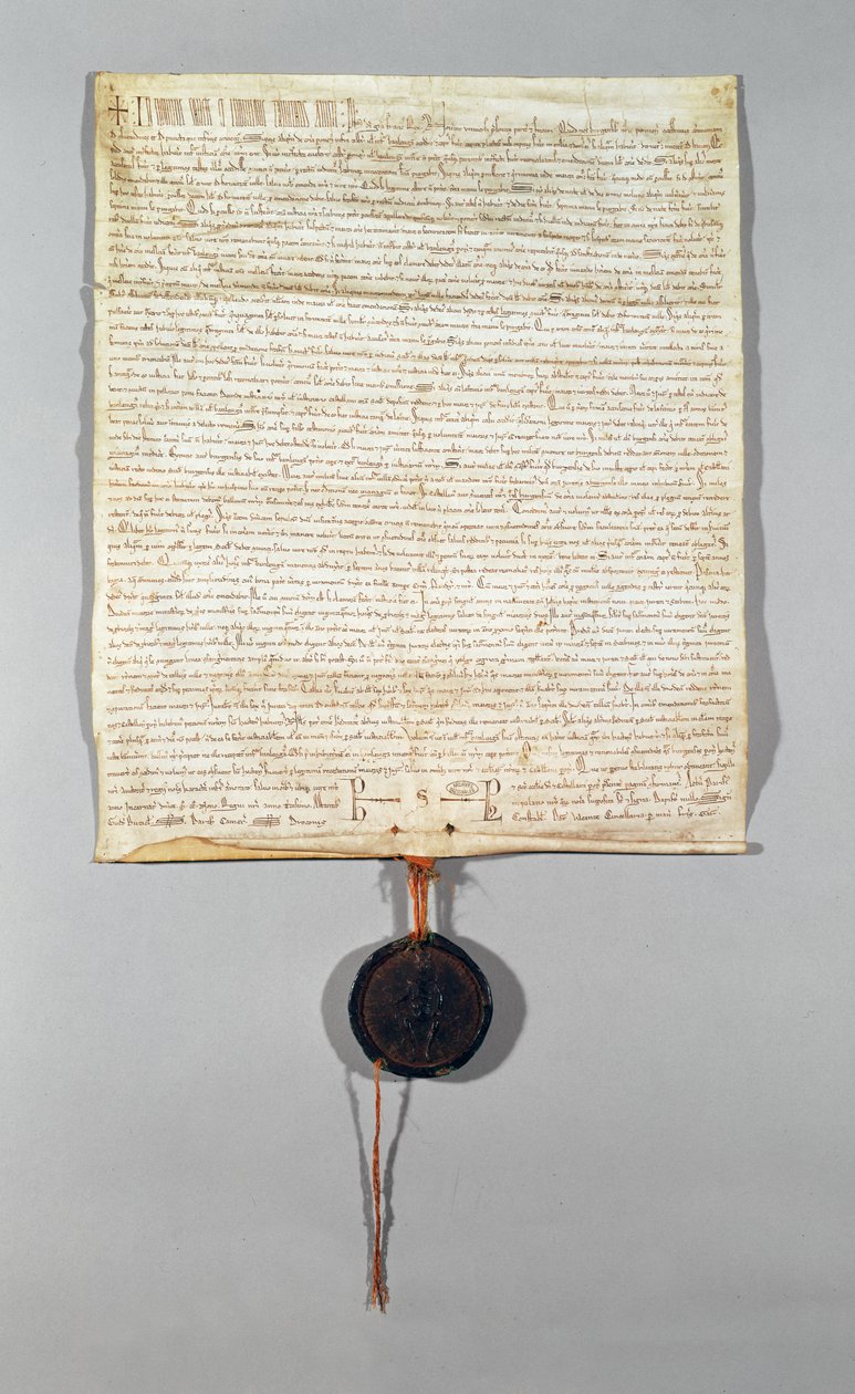 Charter of the Peronne Commune, granted by Philippe Auguste by French School