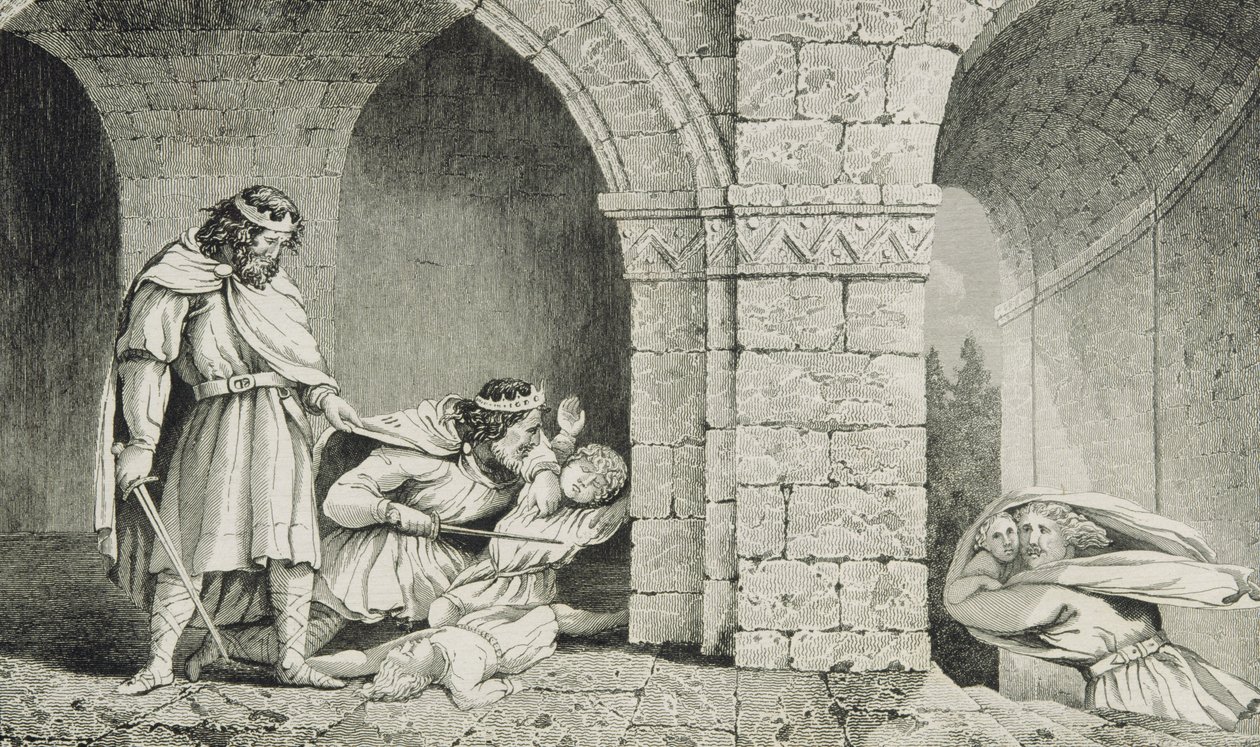 Childebert I (c.498-588) at the Murder of His Brothers