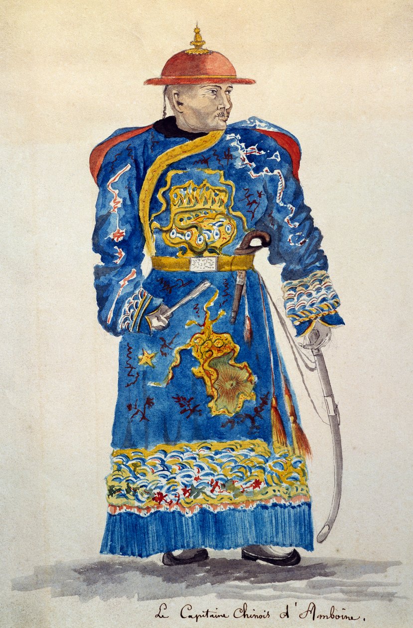 Chinese Captain of Ambon, from Voyage Around the World by French School