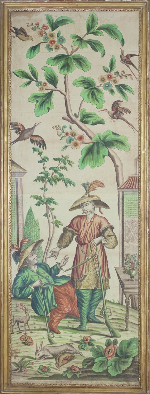 Chinoiserie Wallpaper by French School