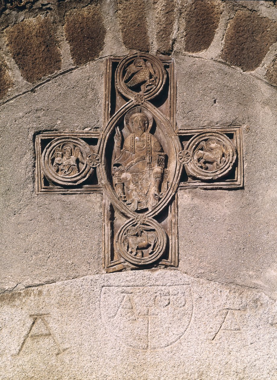 Christ in Majesty with Symbols of the Evangelists by French School