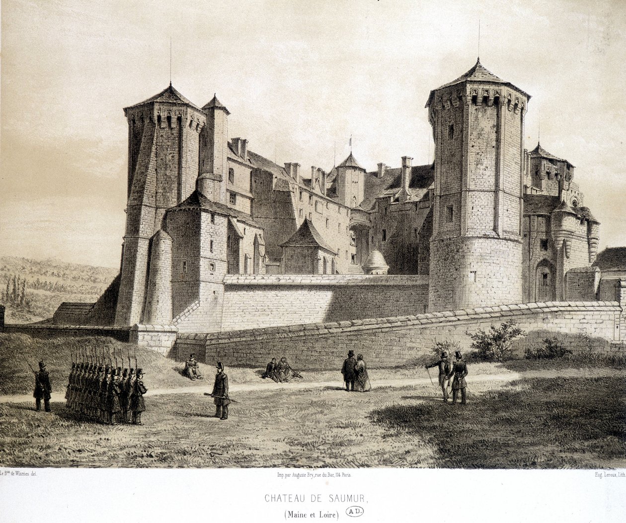Chateau de Saumur (Maine & Loire) by French School