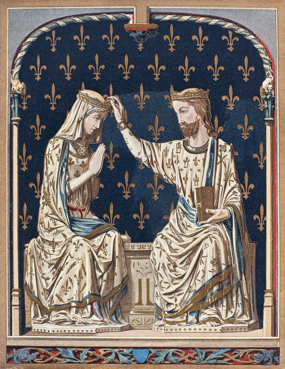 Coronation of the Virgin in Ivory by French School