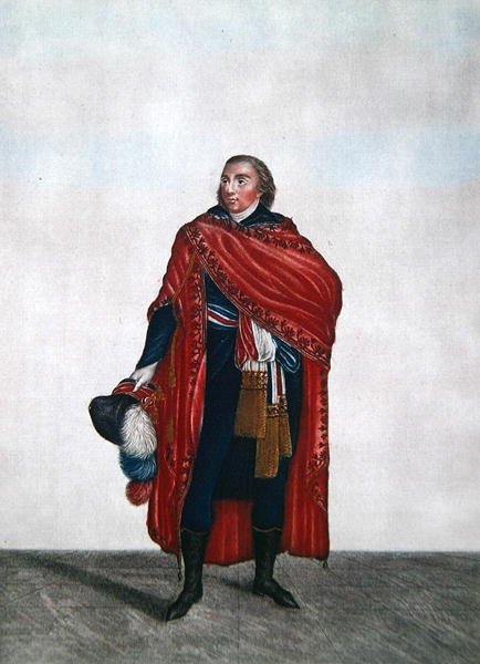 Costume of a Representative of the people during the Directoire period, c.1797 by French School